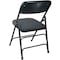 Flash Furniture 2PK Black Padded Metal Folding Chair-1" Thick Seat, 2PK DPI903F-BLKBLK-2 - alternate 4
